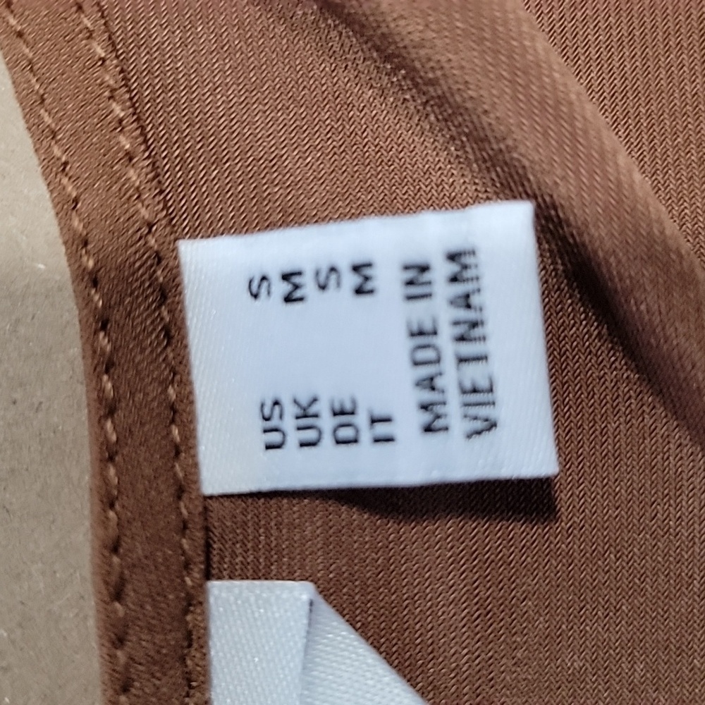 Susan Graver Size S Milky Chocolate Brown Stretchy Sleeveless Top / Tank, EUC - Picture 12 of 12